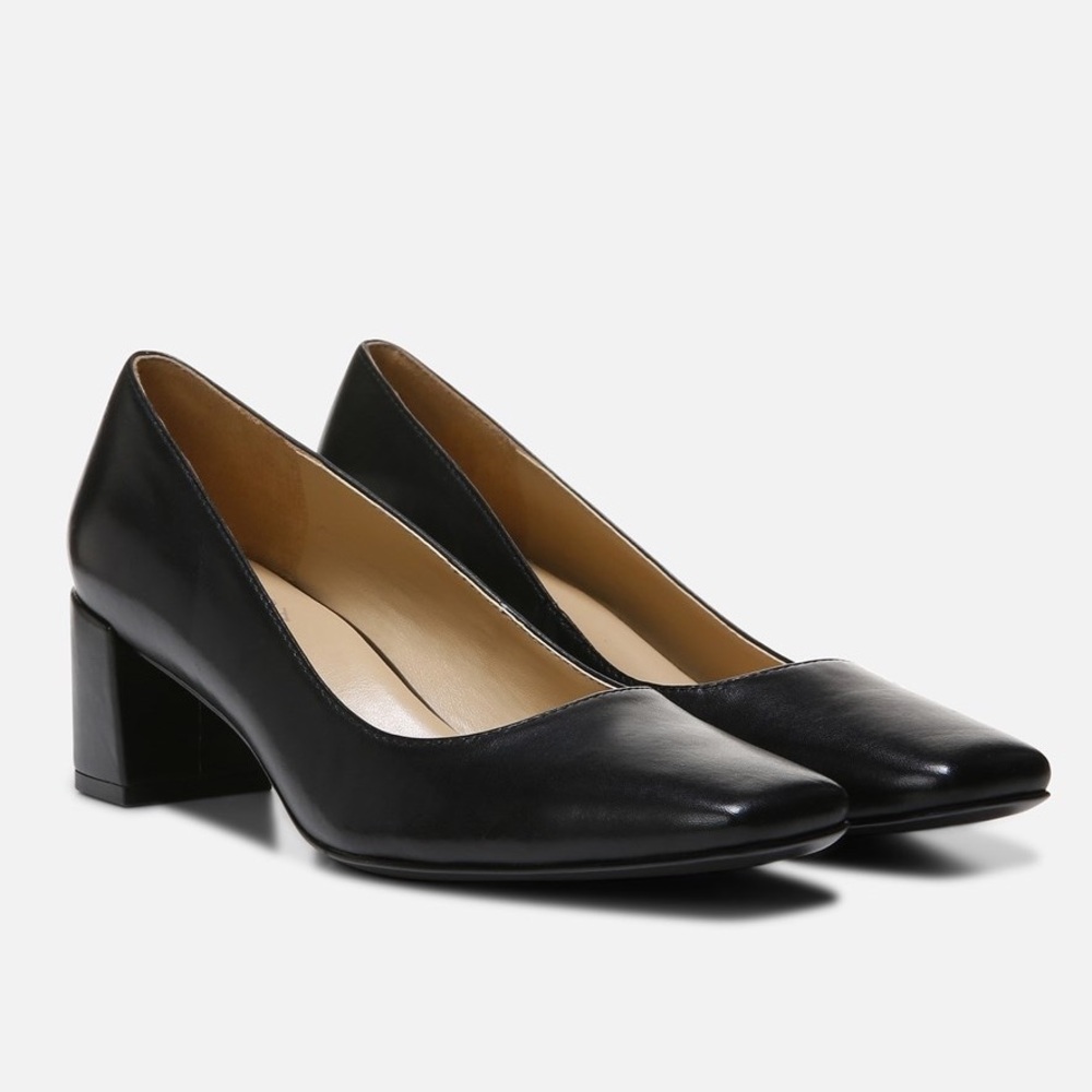 NWB Naturalizer Karina Pump in Black, Black Pumps, New Black heels square toe